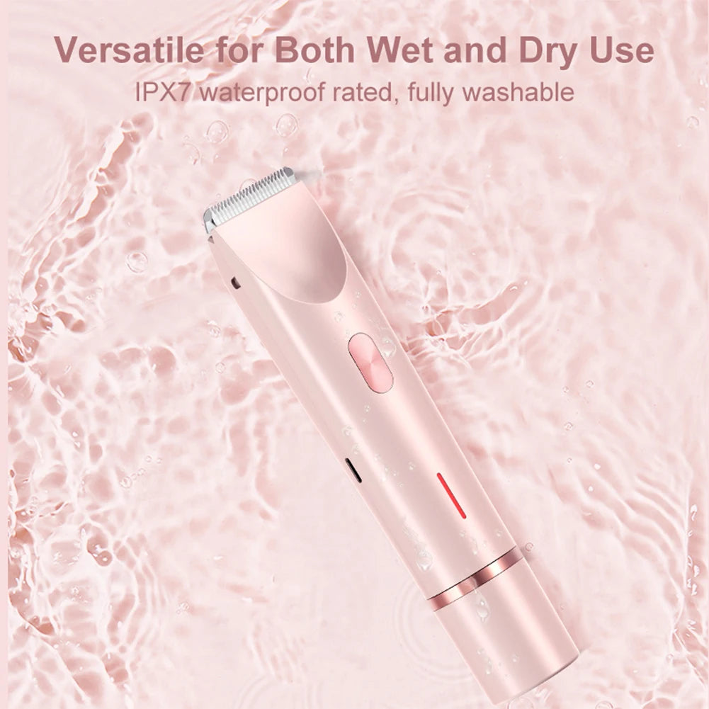 Waterproof Bikini Trimmer for Women