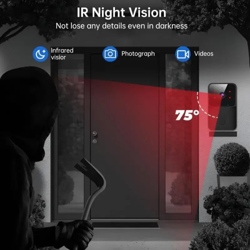 HD Wireless WiFi Smart Outdoor Doorbell Camera