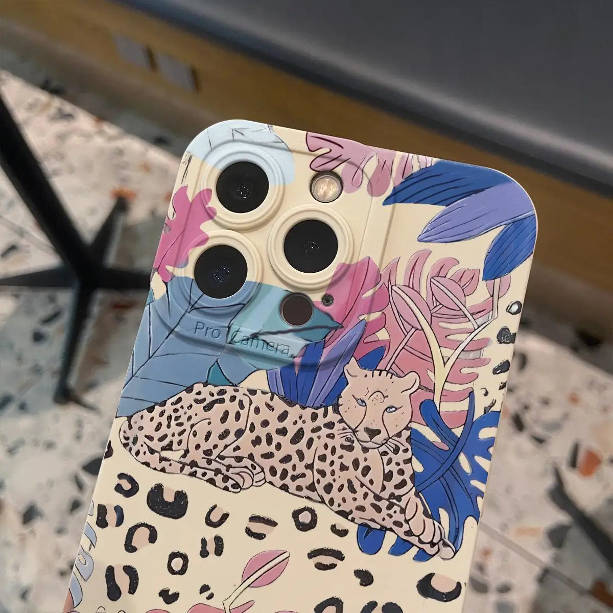 Creative Leopard Pattern iPhone Case