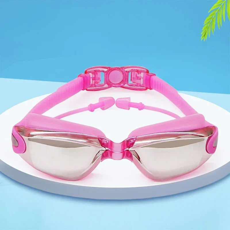 Pro Schwimmbrille für Erwachsene mit großem Rahmen HD