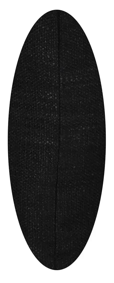 Black Solid Texture Throw Pillow 18x18