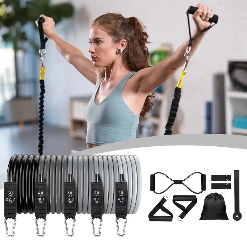 Anti-Slip Gym Resistance Bands Set