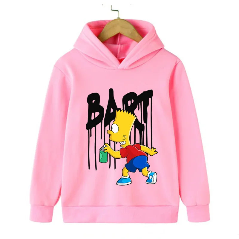 Simpsons Cartoon Kinder Hoodie Kawaii