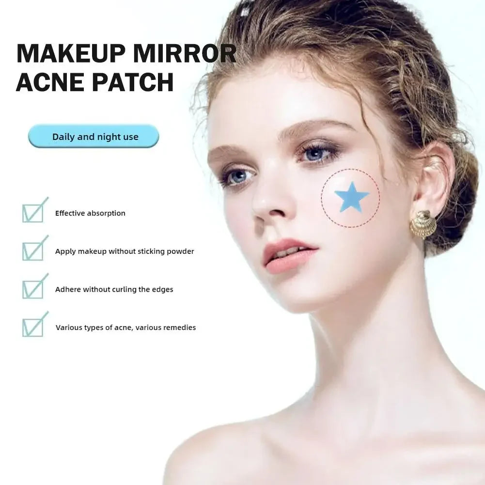 Star Acne Patches with Mirror Box