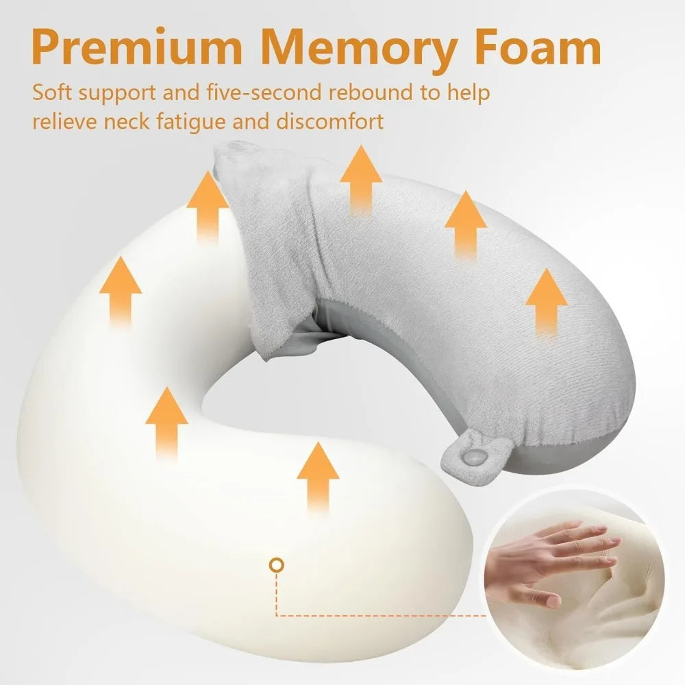 U-förmiges Memory Foam-Reisekissen
