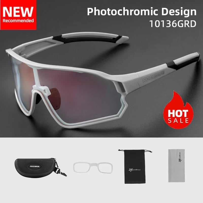 ROCKBROS Photochrome Fahrradbrille UV400