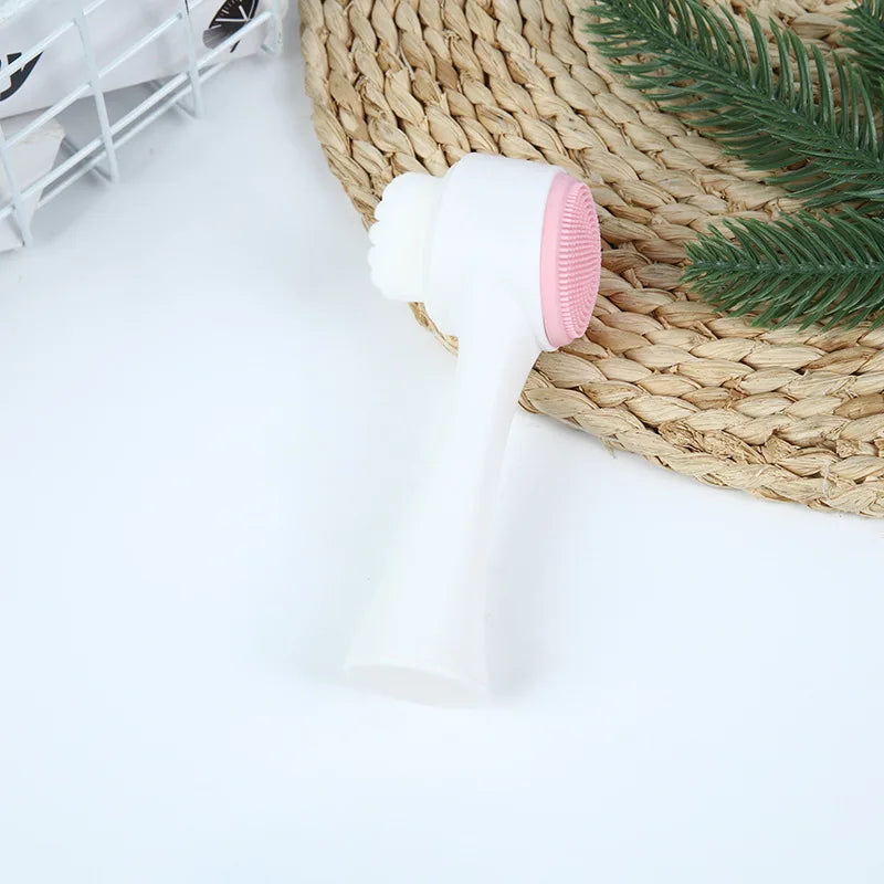 Double-Sided Silicone Facial Brush