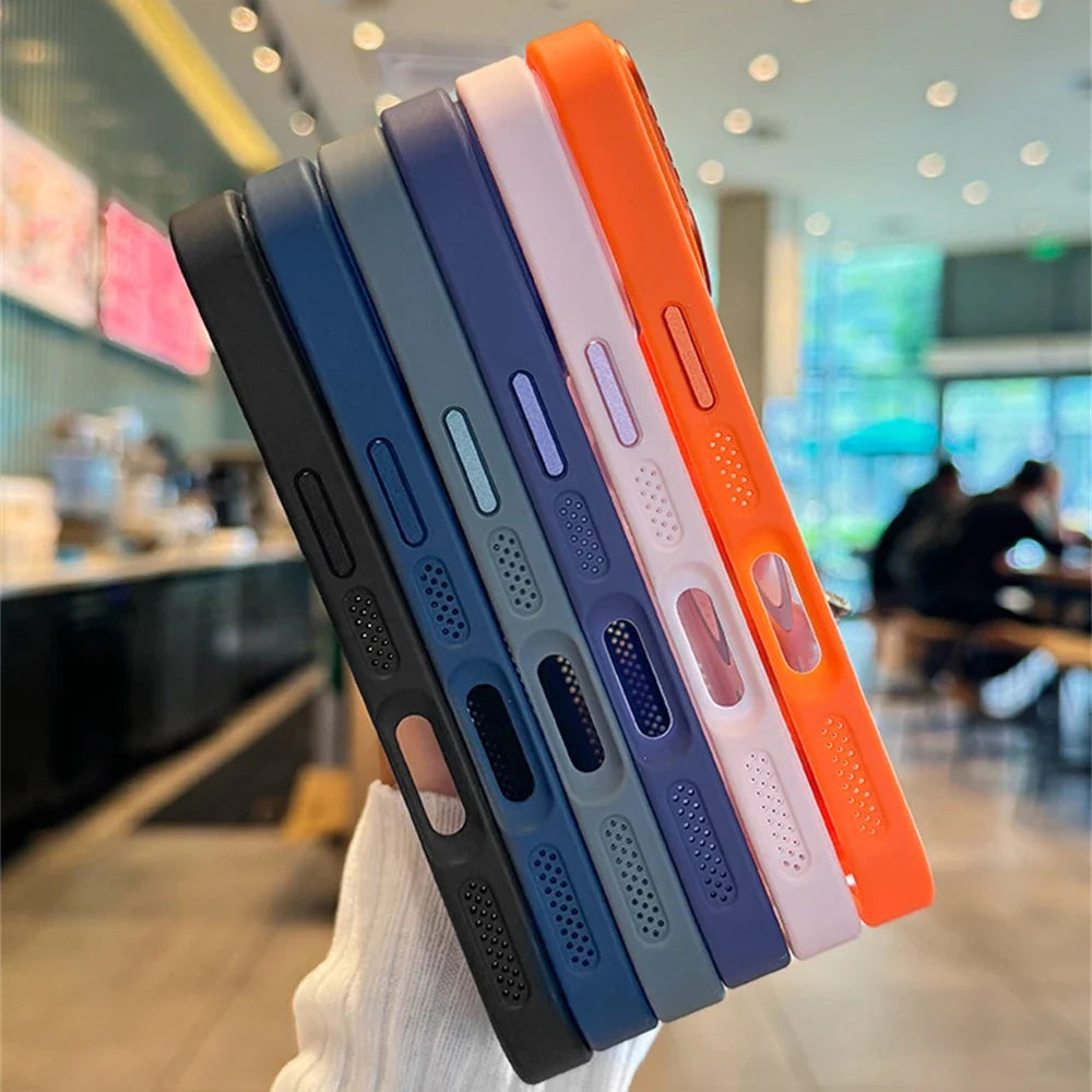 Luxury Clear MagSafe Heat Frame Case