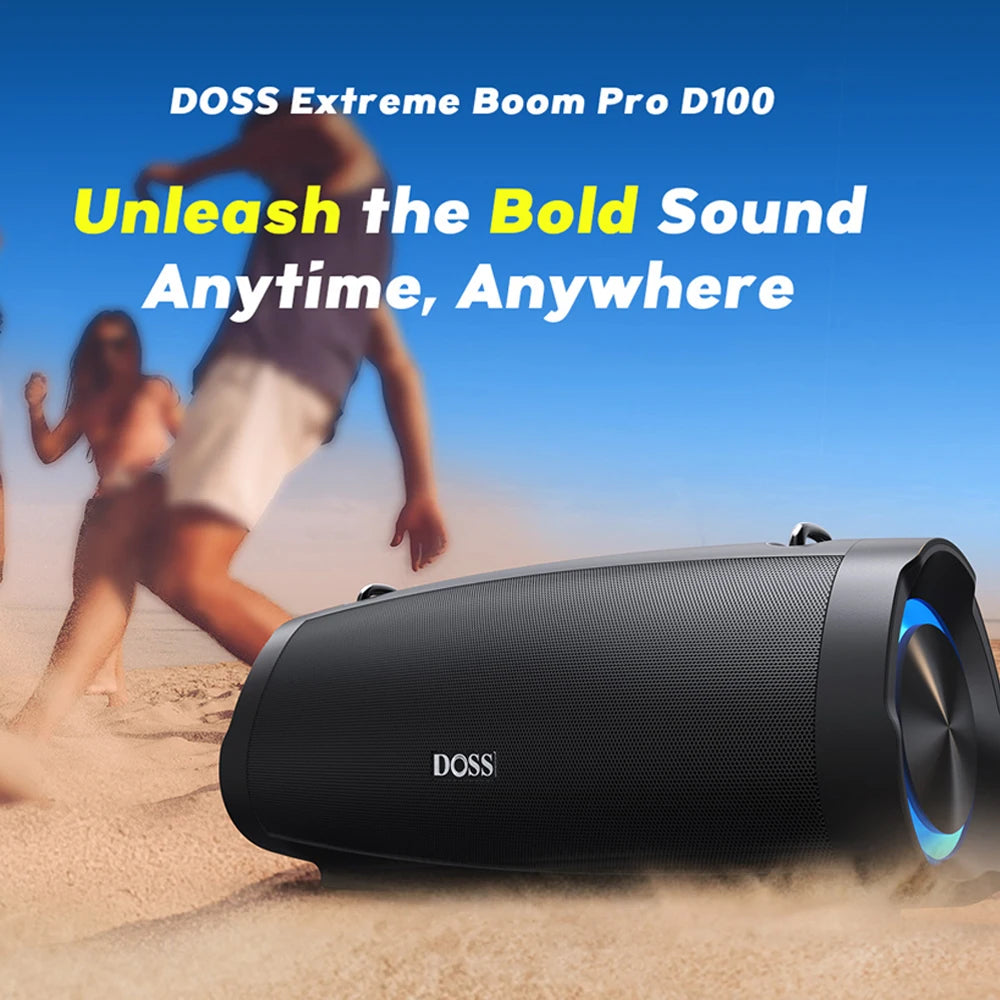 DOSS 70W Tragbarer Bluetooth-Lautsprecher Wasserdicht