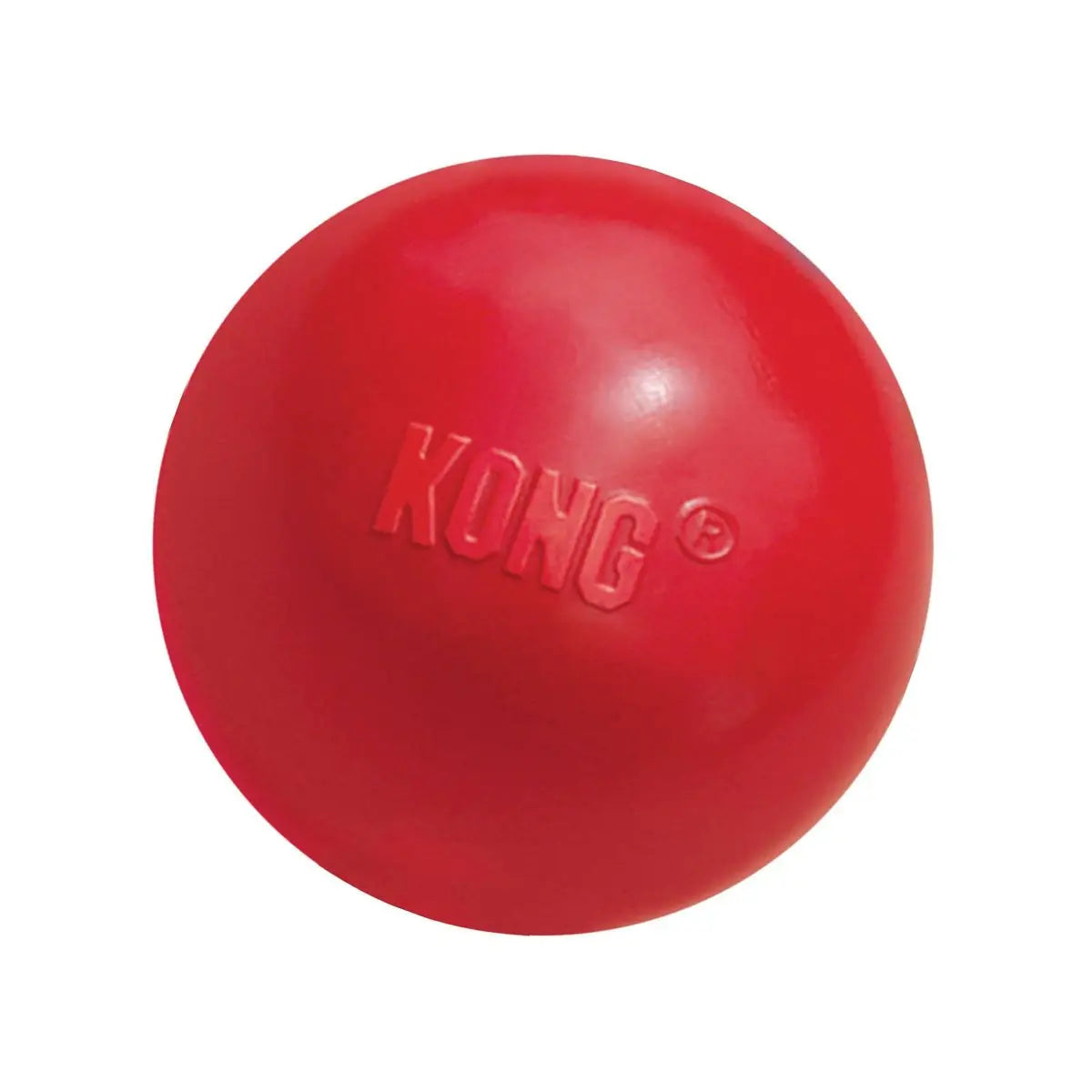 Rotes Hüpfball-Hundespielzeug für aktive Haustiere