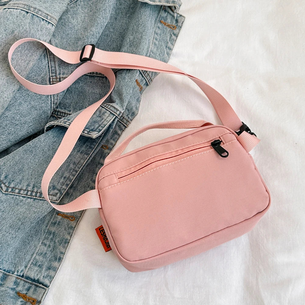 Unisex Nylon Multi-Pocket Bum Bag