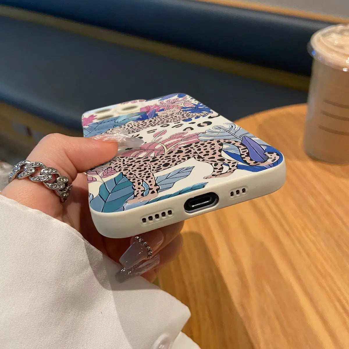 Creative Leopard Pattern iPhone Case