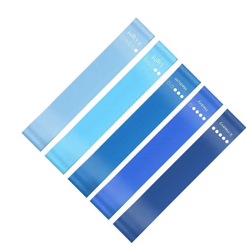 5-teiliges Fitness-Set mit elastischen Widerstandsbändern