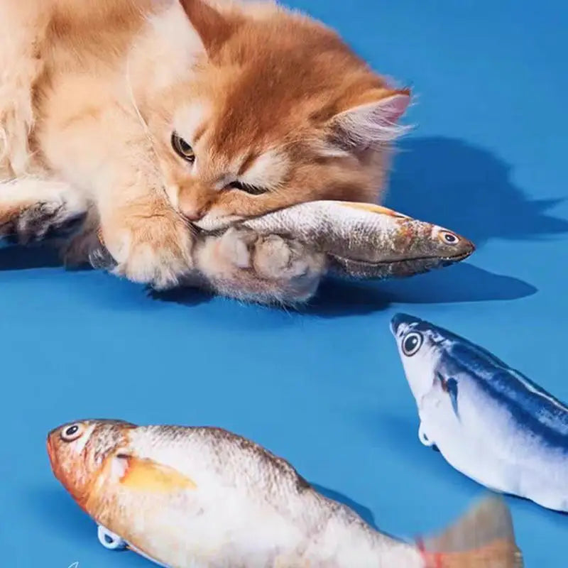 Electric Floppy Fish Toy for Cats
