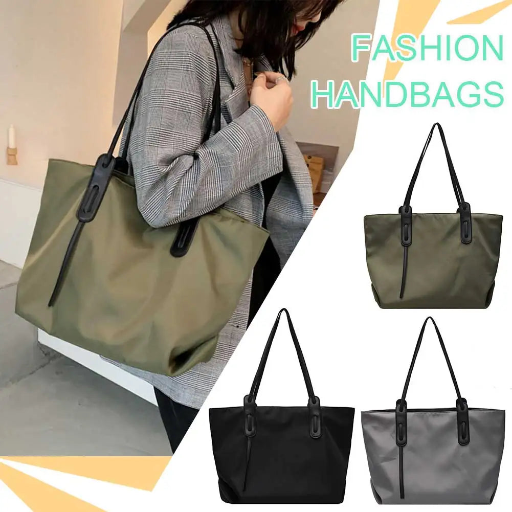 Nylon Large Shoulder Handbag for Women