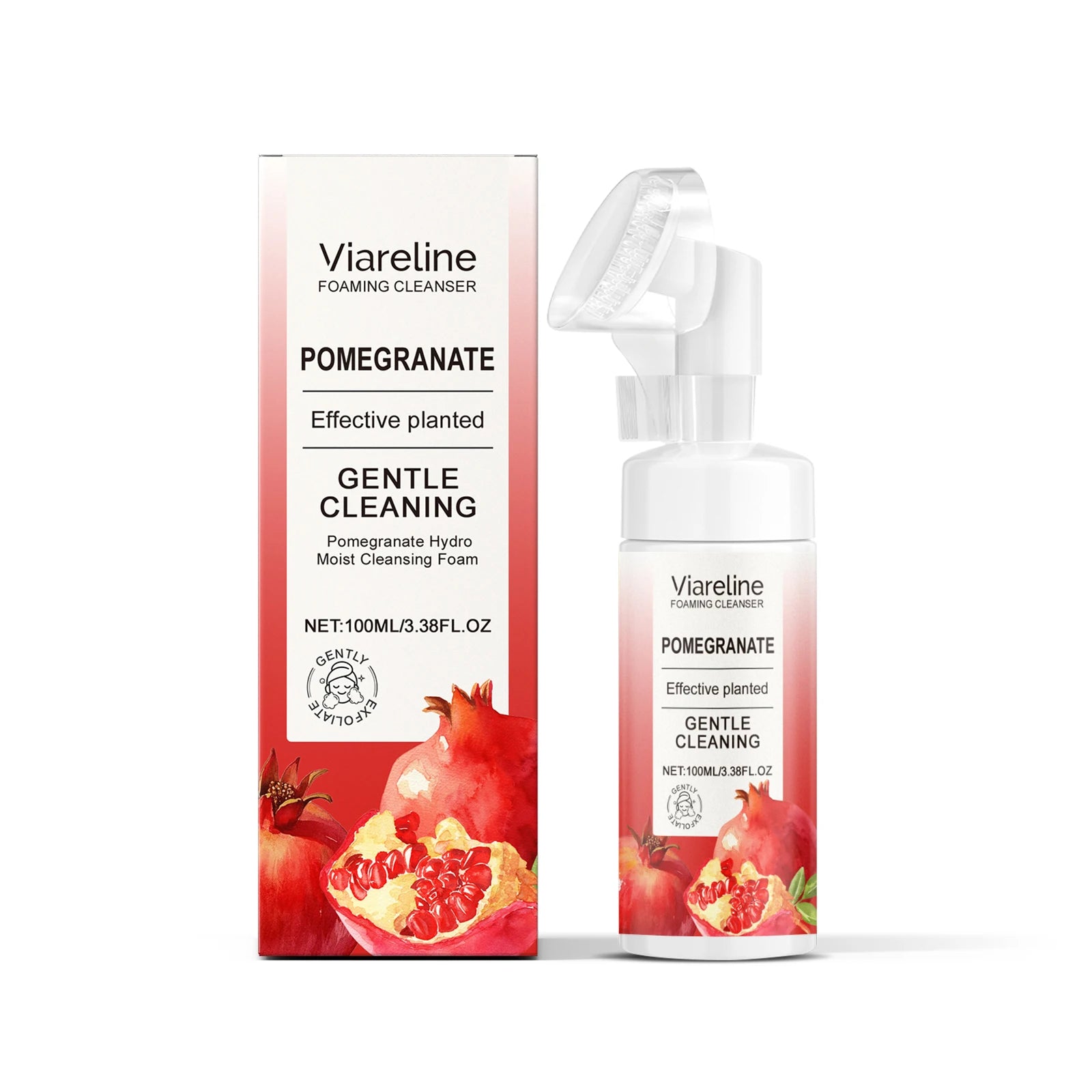 Pomegranate Foam Face Cleanser Brush