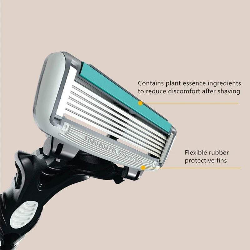 Manual Razor with 6-Layer Sharp Blades