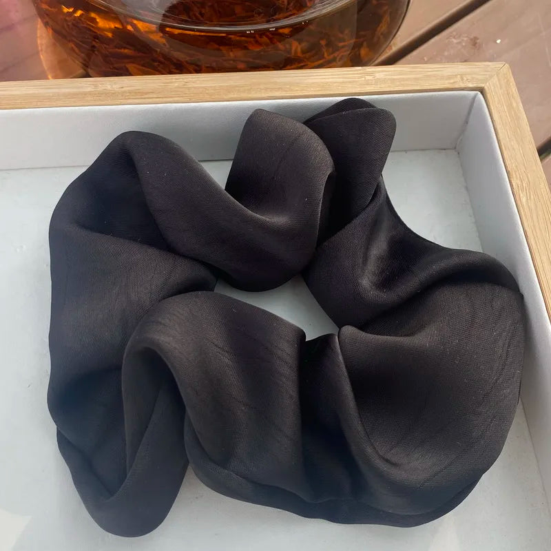 Elegant Satin Silk Hair Scrunchies