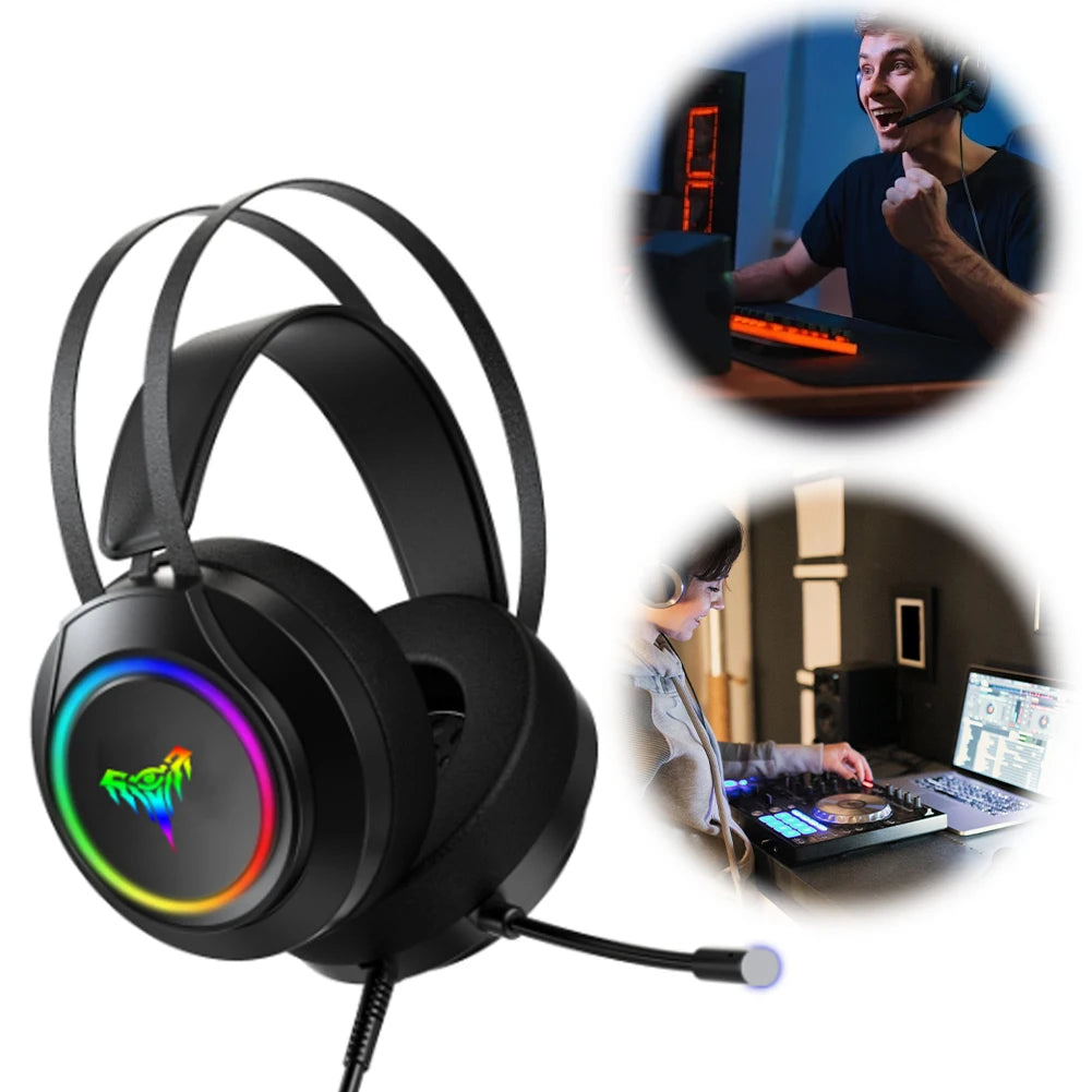 Gaming Headset with Mic Over-Ear