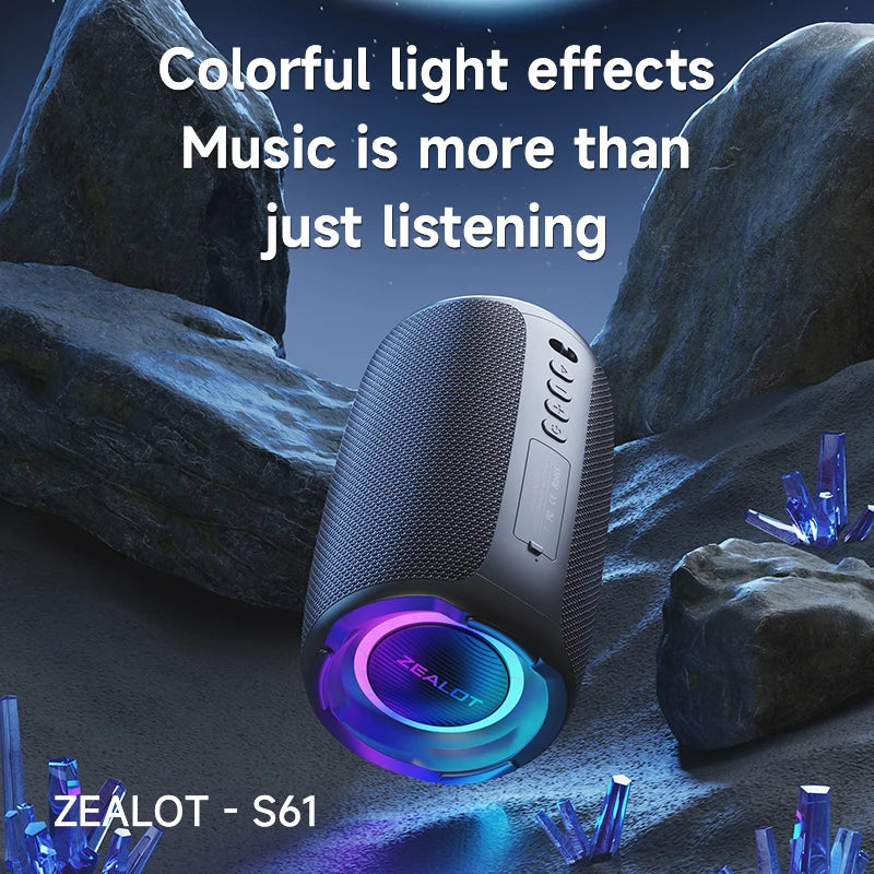 Zealot S61 Waterproof Bluetooth Speaker 10W
