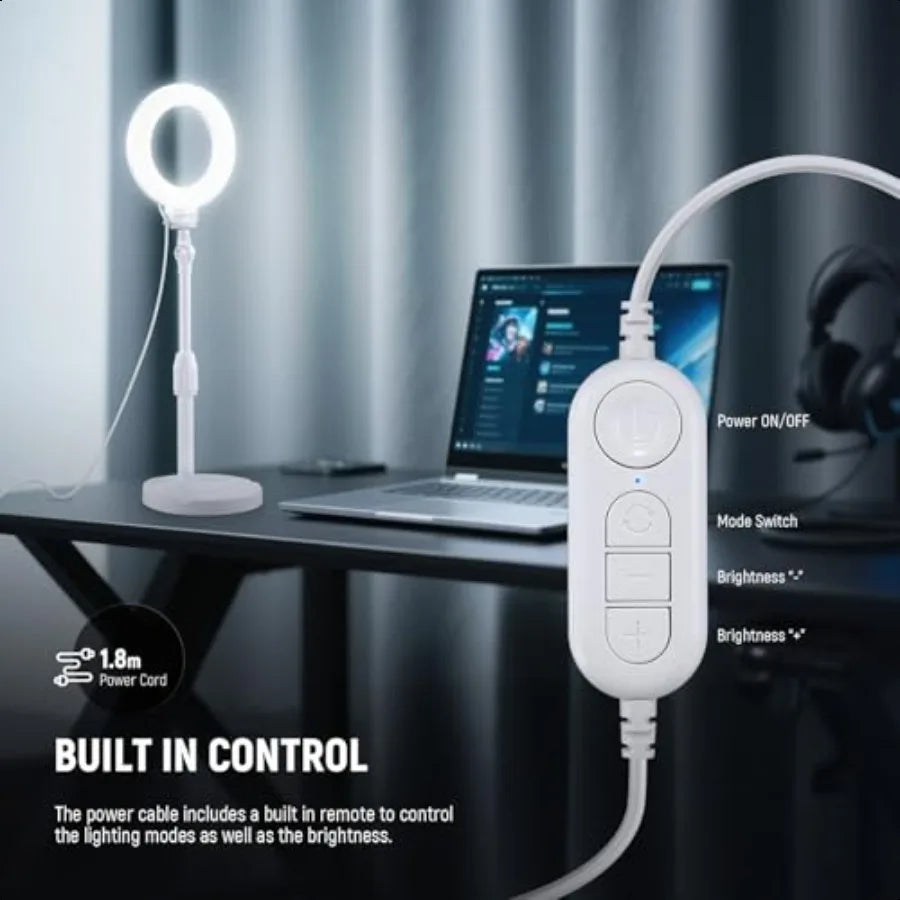 NEEWER BASICS 5'' Desk Ring Light 10W