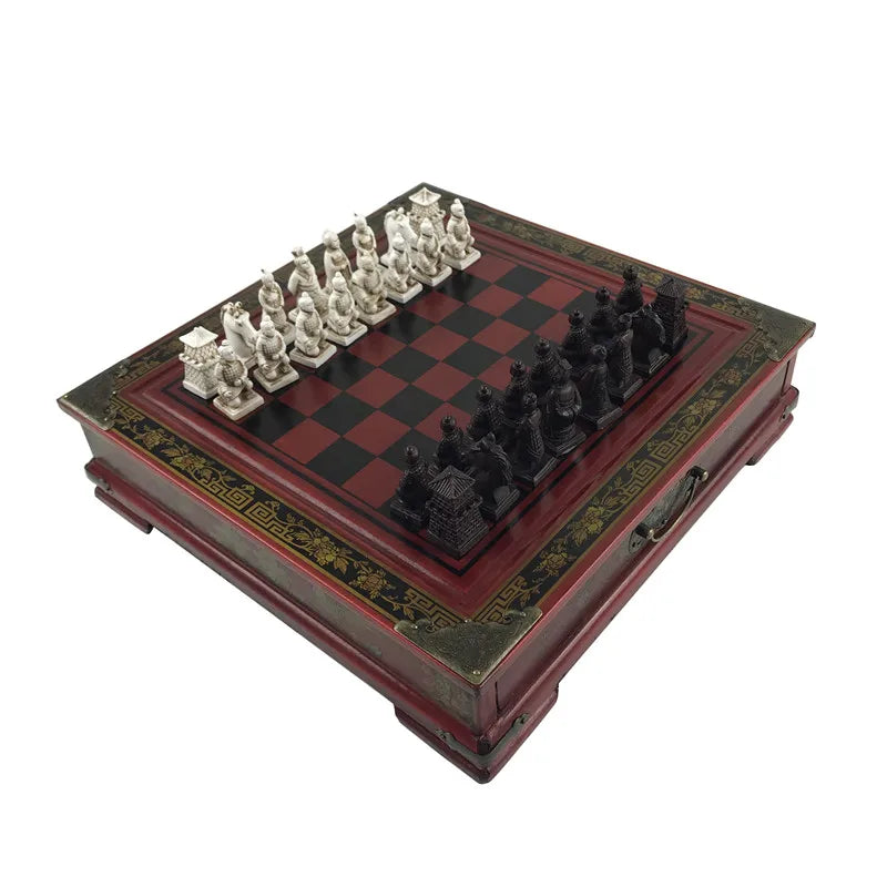 Antique 3D Terracotta Army Chess Set