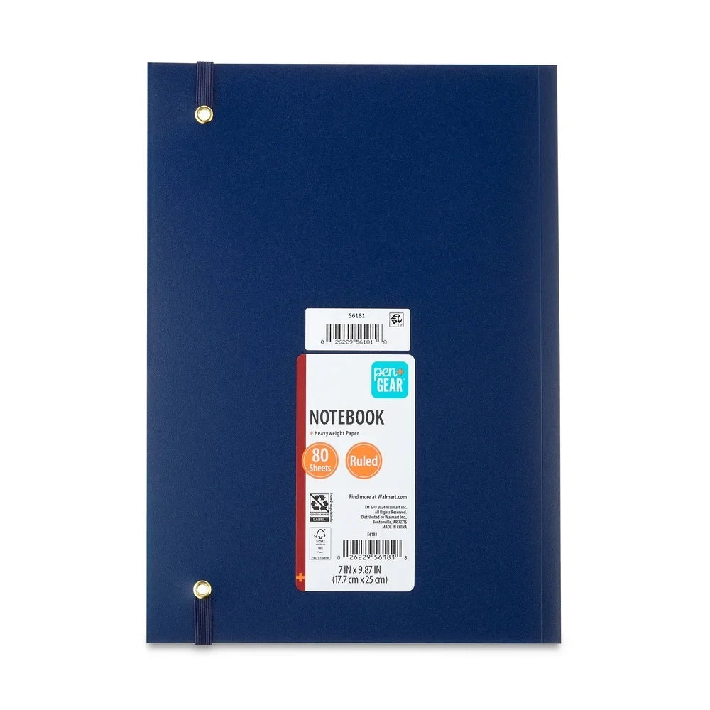 Durable Poly Notebook 7x9.87 Inch