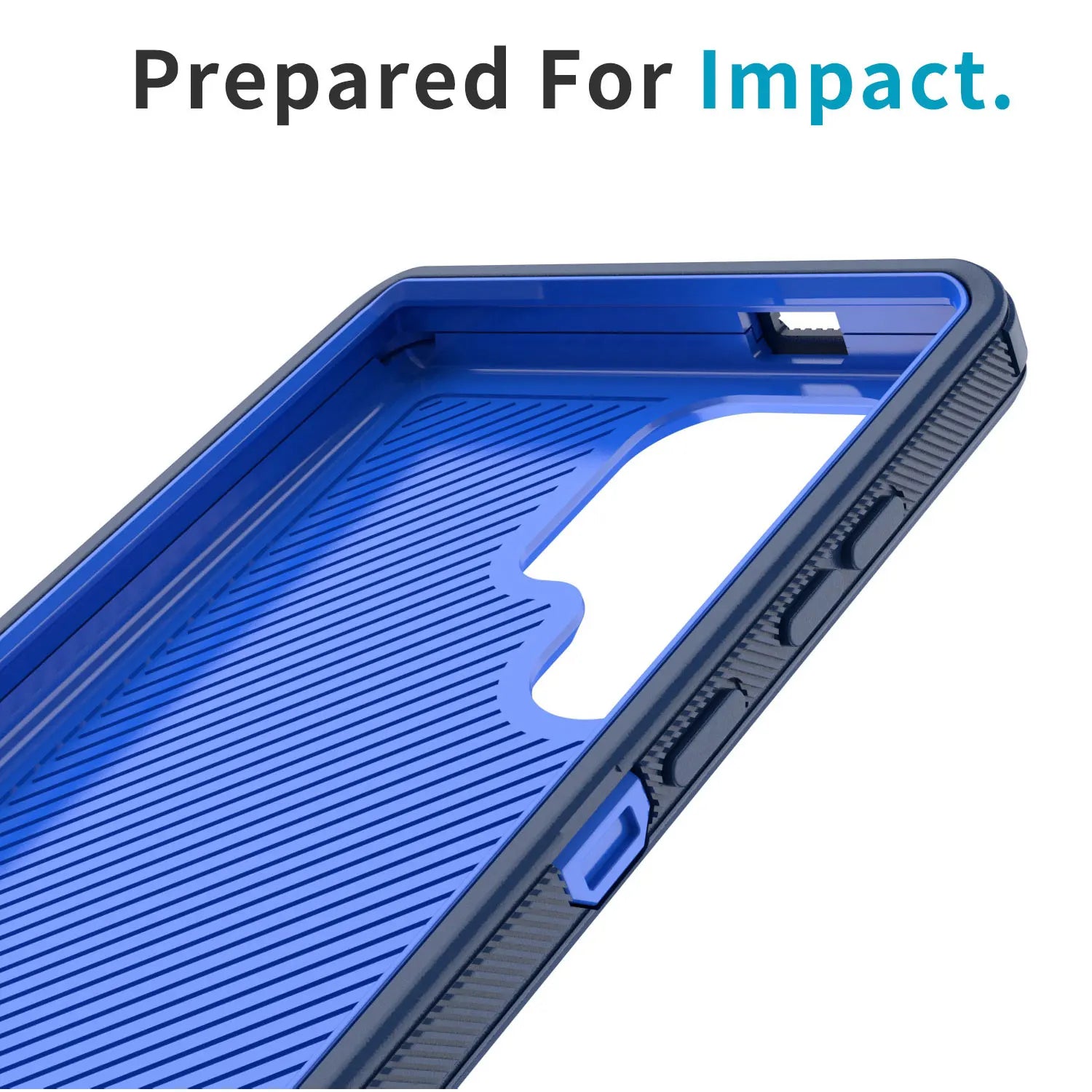 Galaxy S24 Series Rugged 3-in-1 Case – Blue