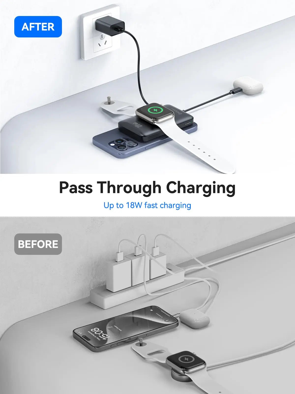 NEWDERY 10000 mAh magnetische Powerbank