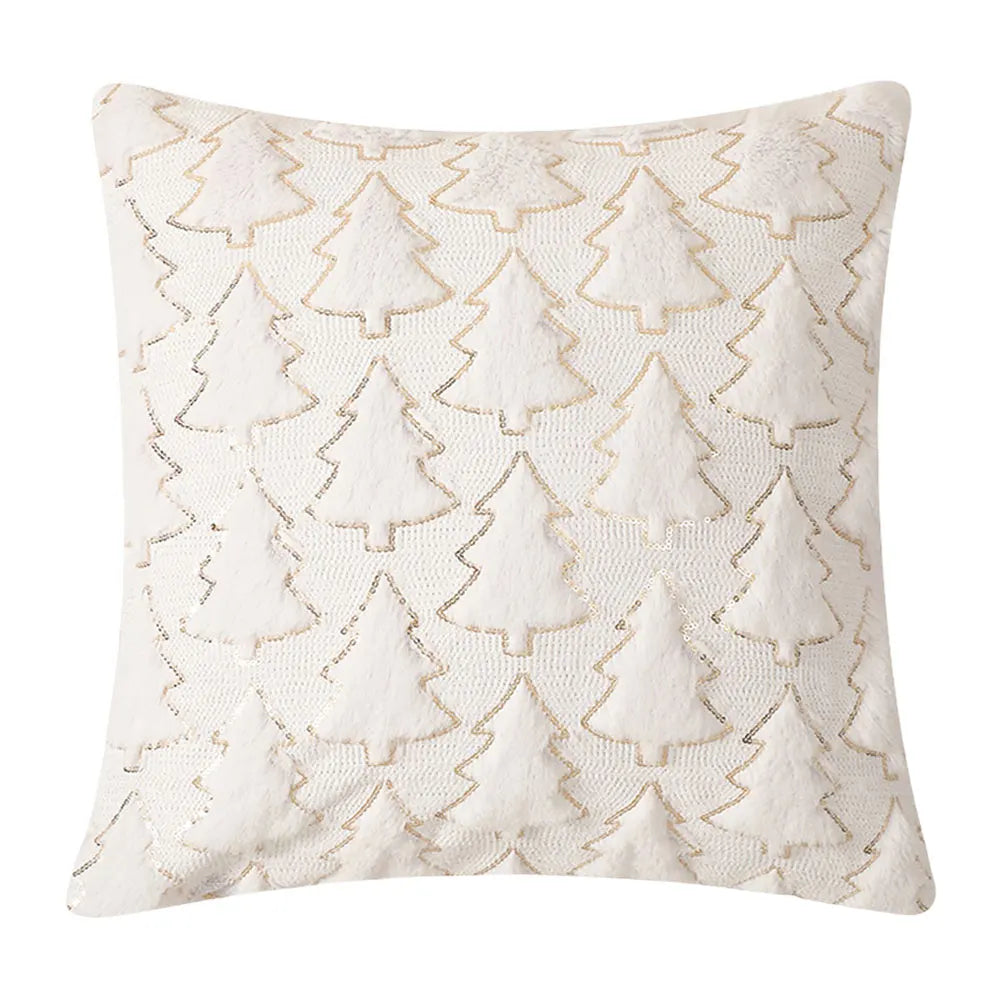 Christmas Tree Plush Pillow Covers 45x45