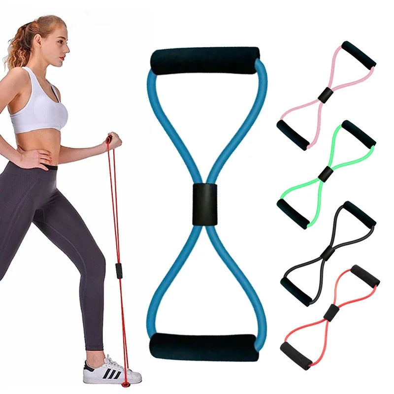 Yoga-Band 8-Schlaufen-Expanderseil