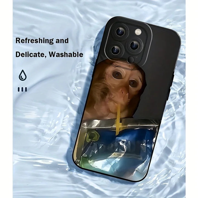 Monkey Caprisun Phone Case for iPhone