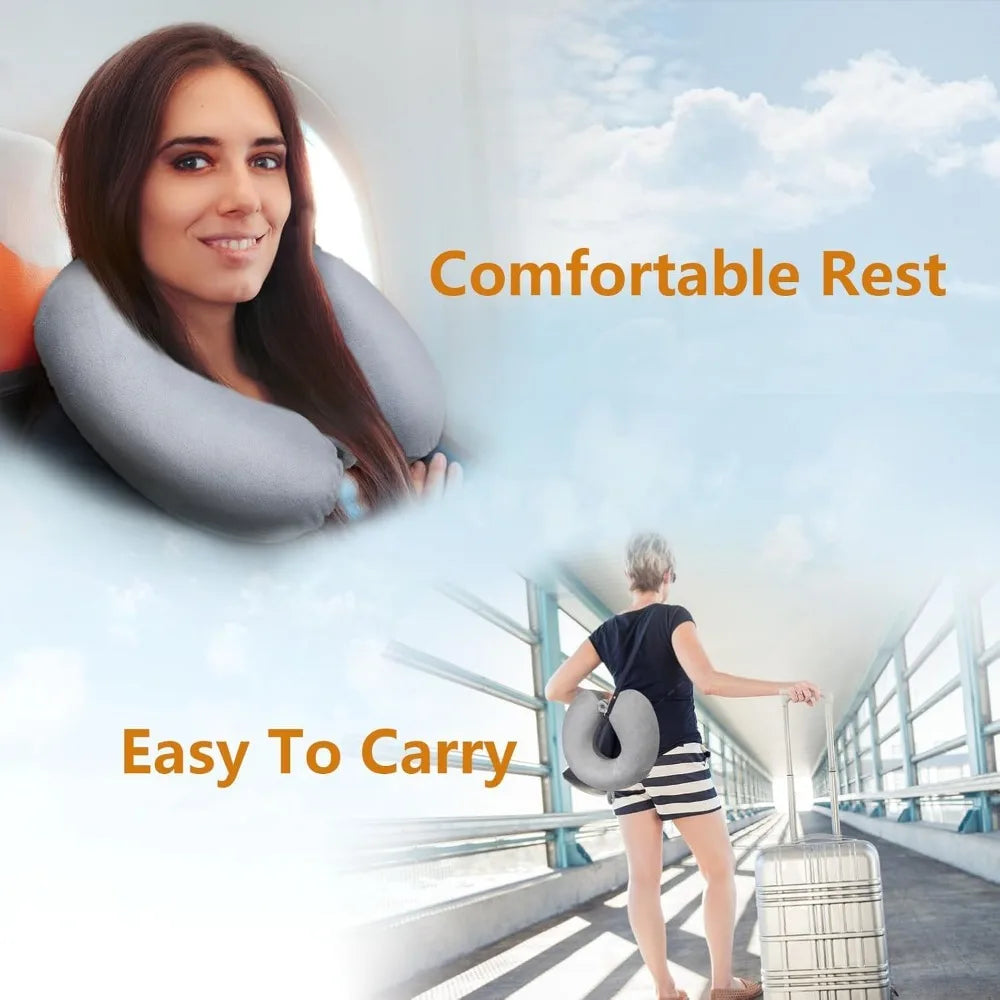 U-förmiges Memory Foam-Reisekissen