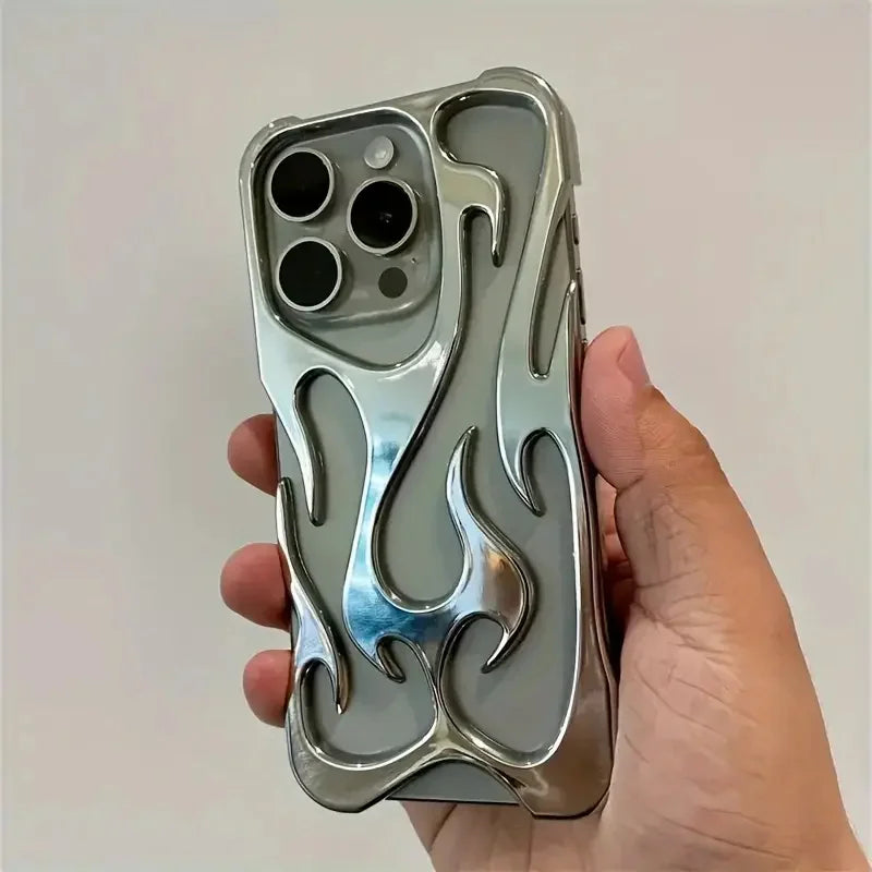 Hollow Flame Phone Case for iPhone