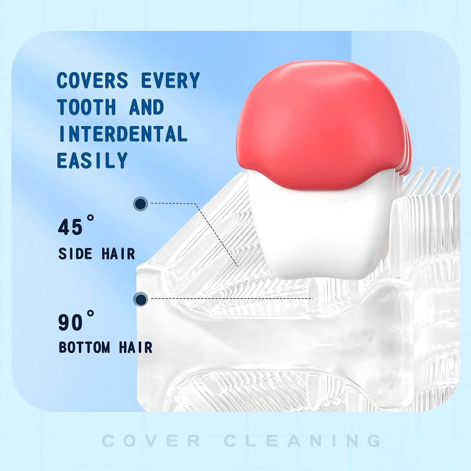 Cartoon-U-förmige Zahnbürste für Kinder