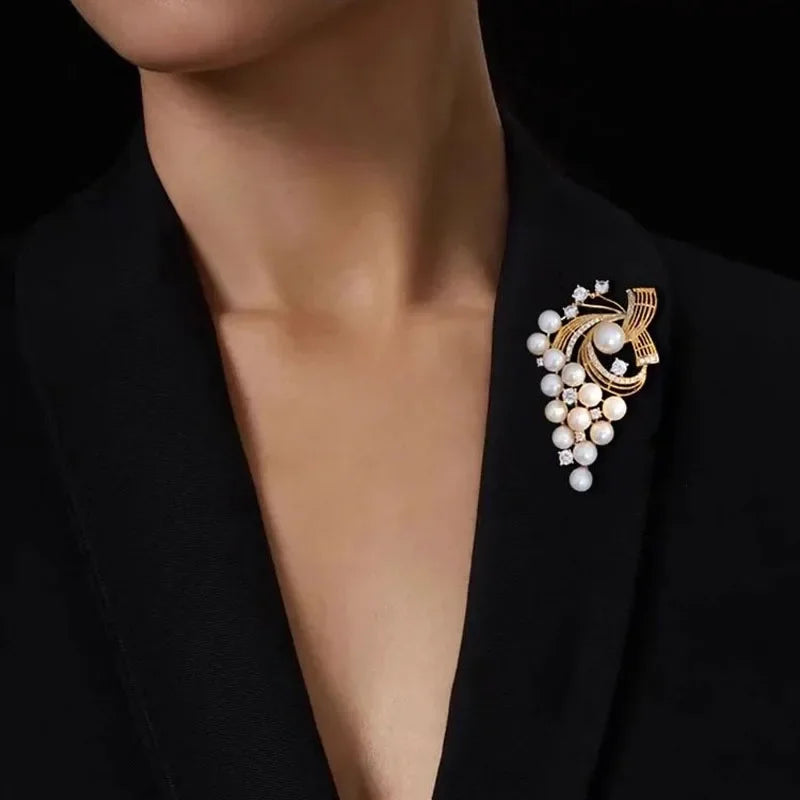 Elegant Exquisite Pearl Fashion Brooch