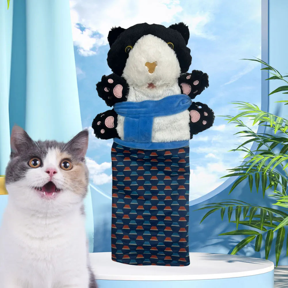 Katzen-Wrestler-Puppen-Plüschtier-Set