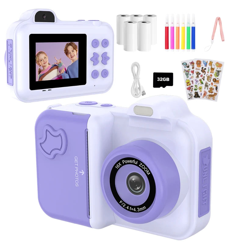 Kids Instant Print Camera – Photo & Video
