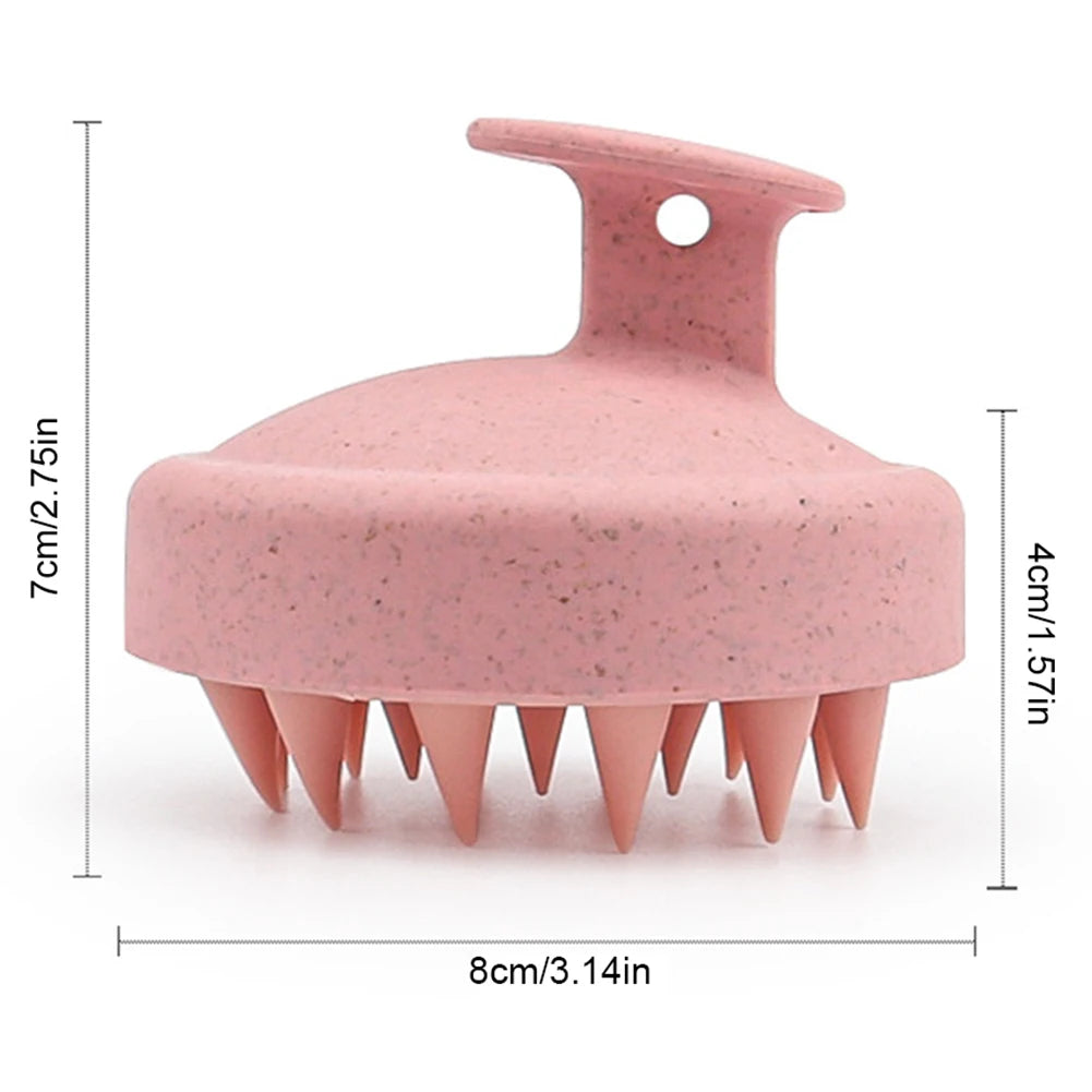 Head Massage Shampoo Brush with Handle