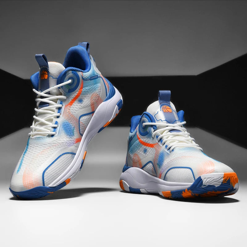 Herren Mid Basketballschuhe Rutschfest