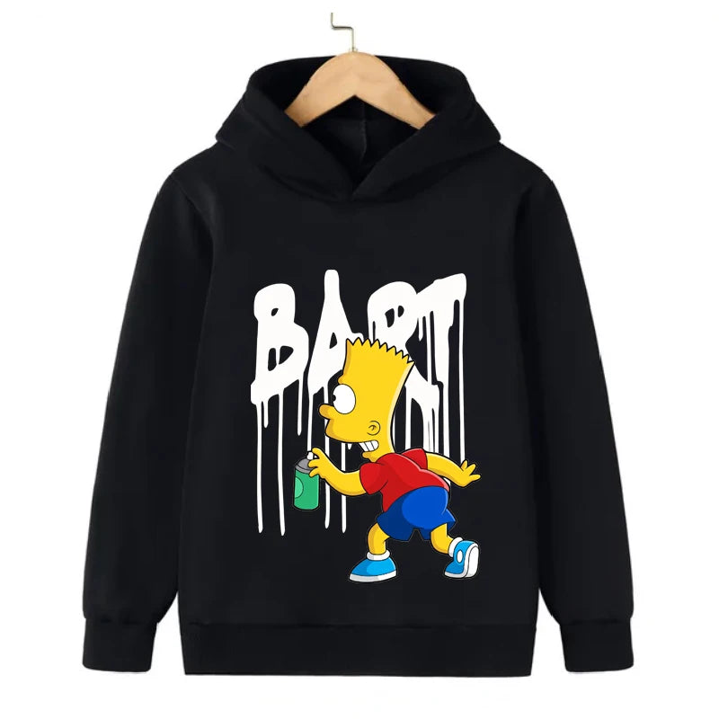 Simpsons Cartoon Kinder Hoodie Kawaii