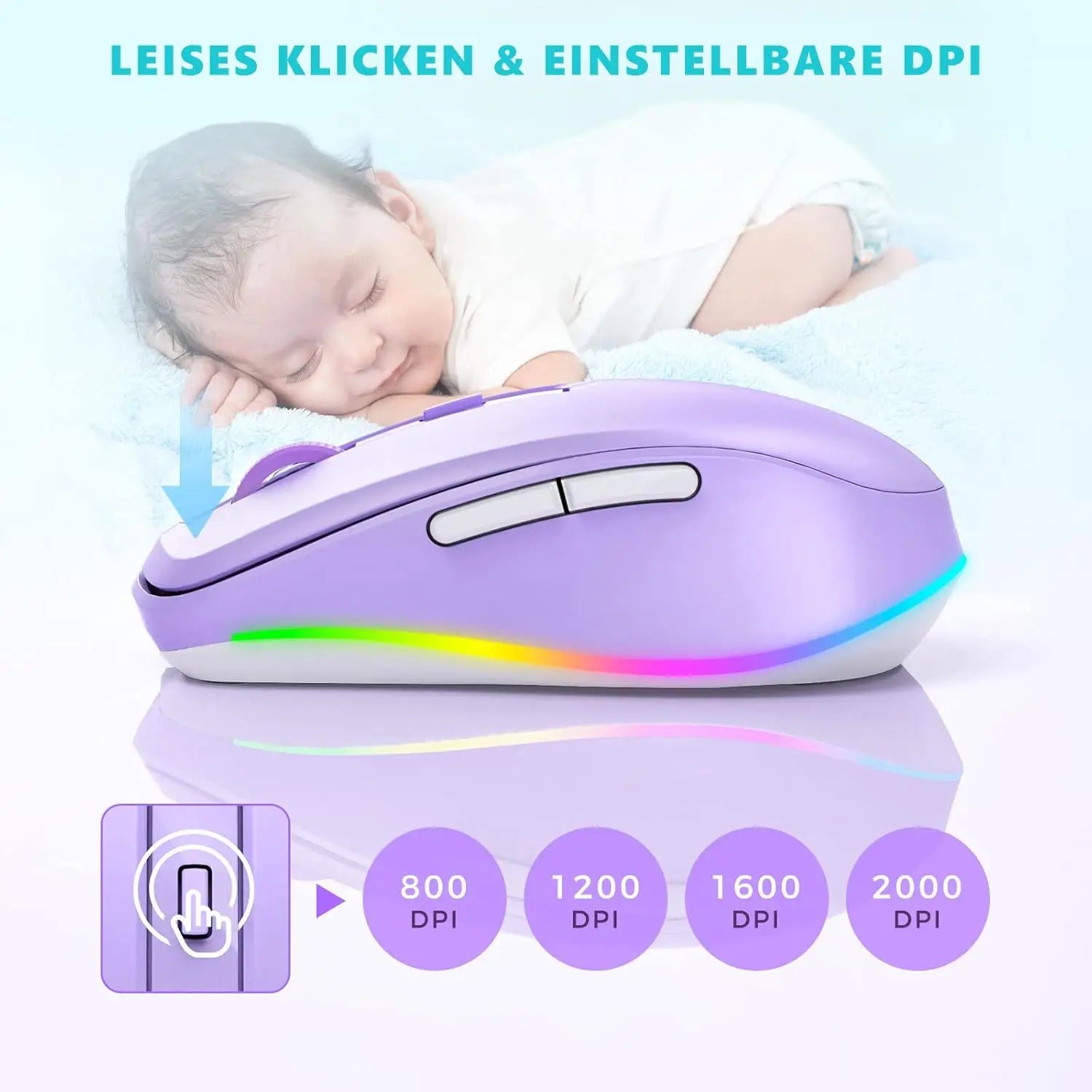 SEENDA LED Wireless Mouse Jiggler