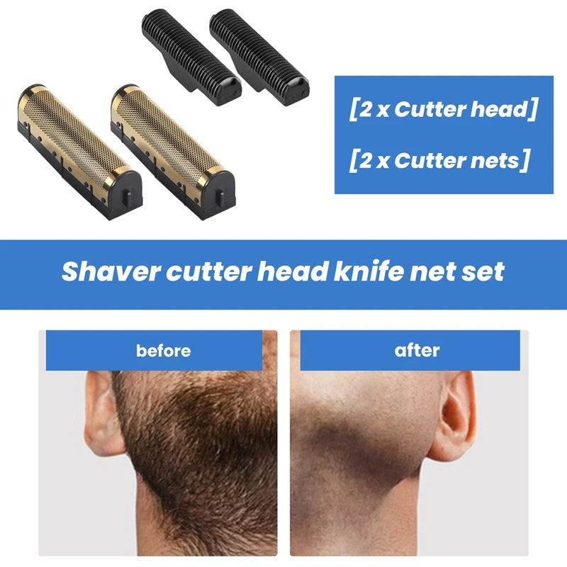 Kemei KM-1102 Clipper Blade Set Gold