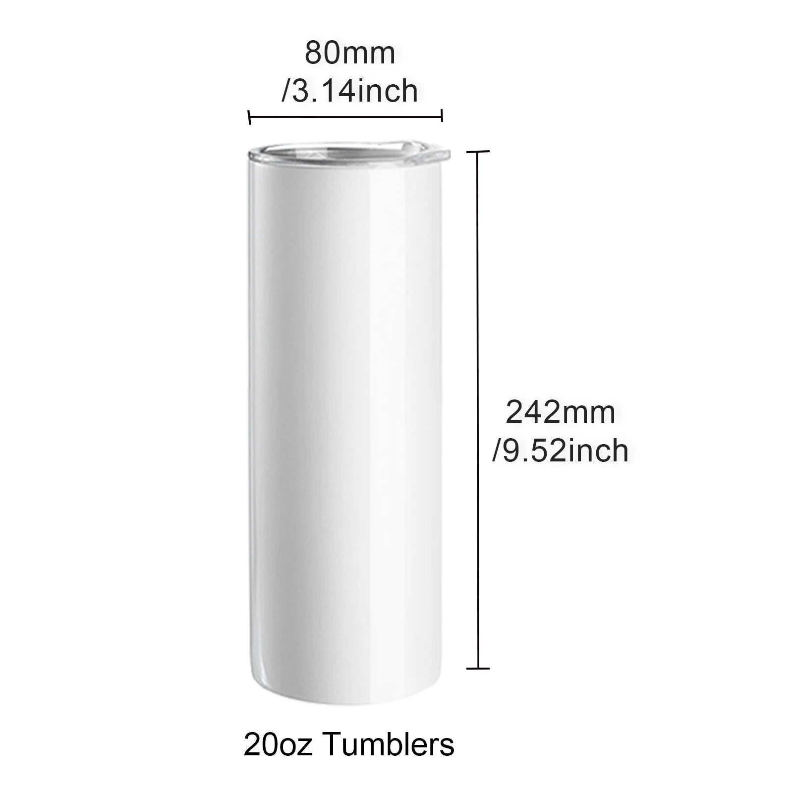Bulk Sublimation Tumblers Stainless Set