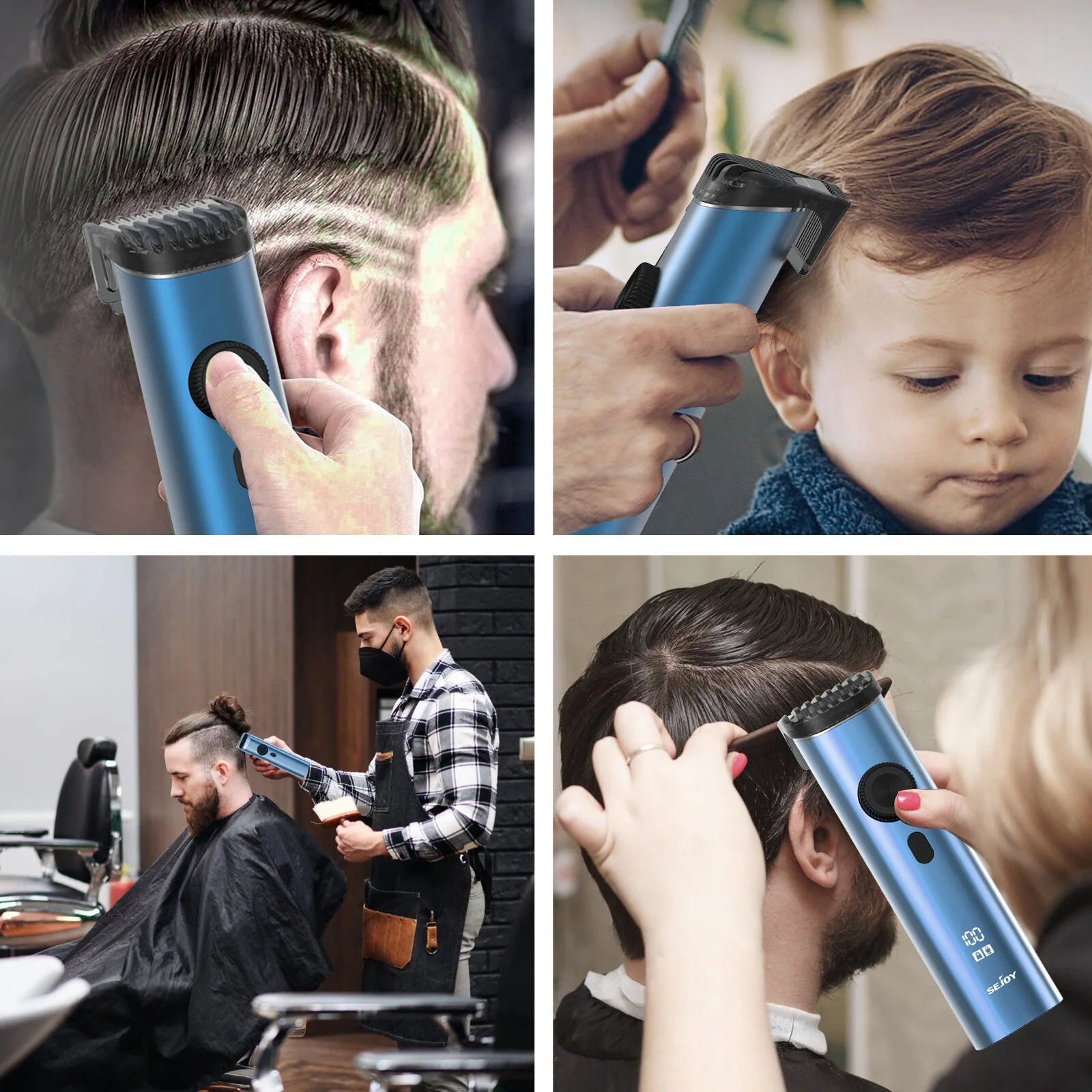 SEJOY 3-in-1 Electric Hair Clipper Kit