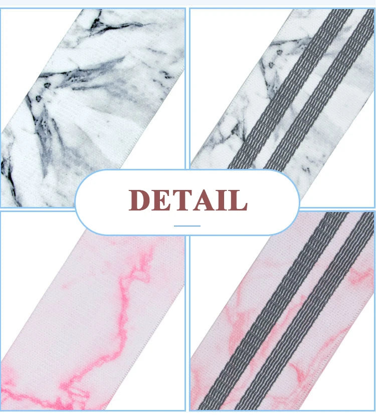 Fabric Booty Bands Long Resistance Set