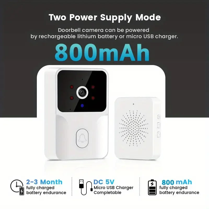 HD Wireless WiFi Smart Outdoor Doorbell Camera