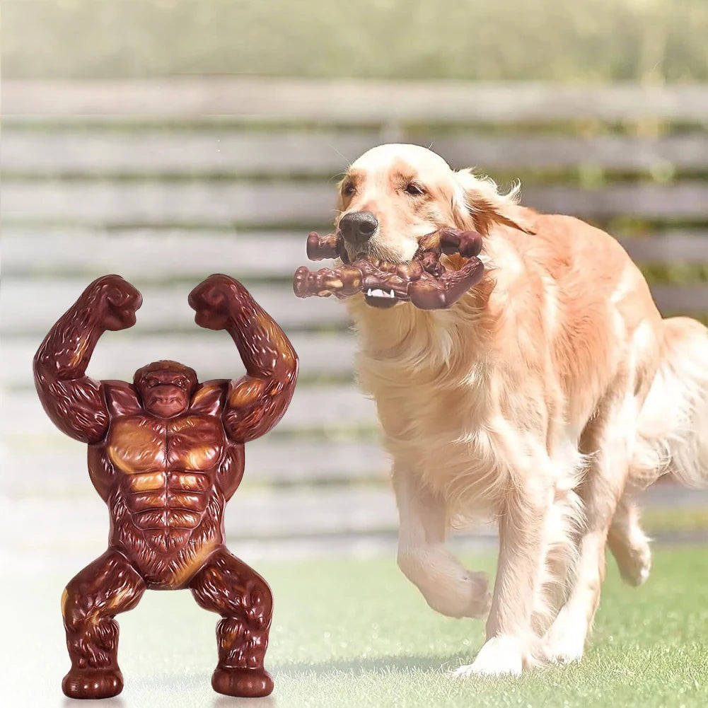 Unzerstörbares Gorilla-Kauspielzeug für Hunde