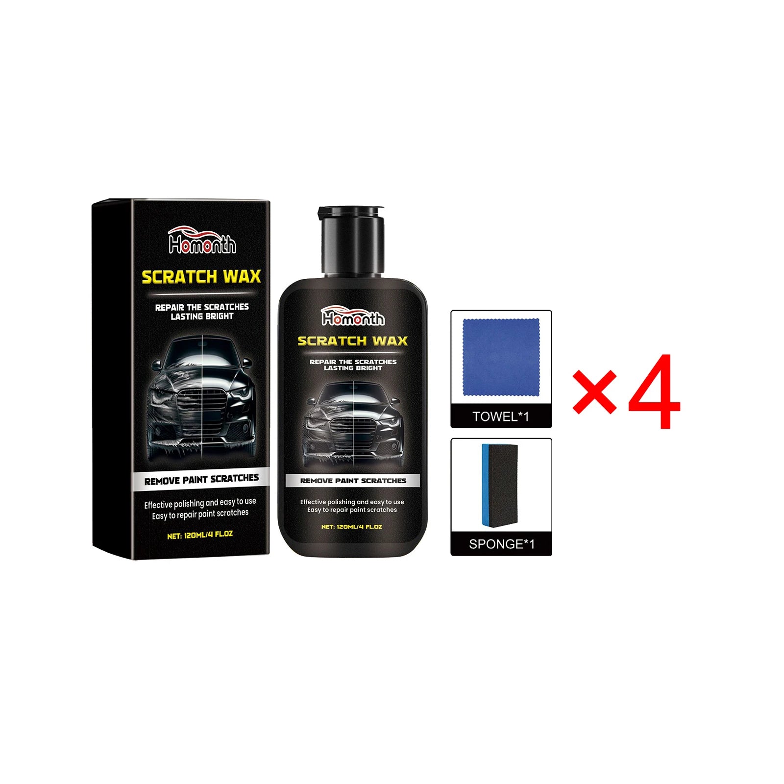 Car Scratch Repair Wax and Polish Cream