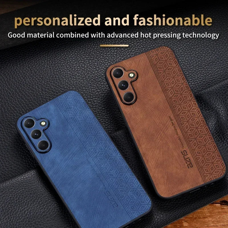 Luxury Leather Samsung Galaxy Case